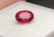 Red Ruby 1.23ct natural oval cut 1.08mm gemstone Beautiful