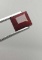 8.57 Ruby natural mined gemstone large size square cut stunning red color