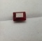 5.7 Ruby natural mined gemstone large size square cut stunning red color emerald cut