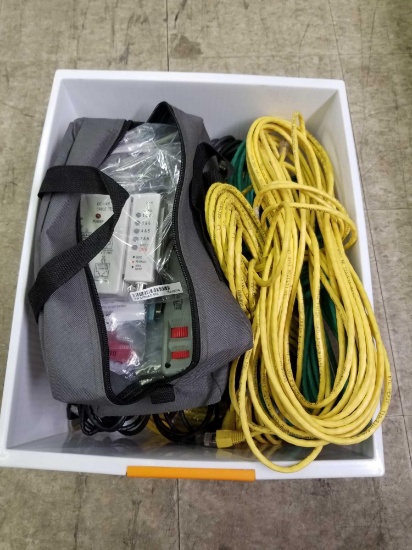 Box Full of Wire Cables Parts