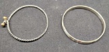 Silver bracelet 2 bracelets