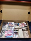 Shoebox Full of Football Hockey Basketball Cards