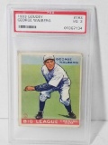 1933 Goudey George Walberg #183 VG 3 PSA