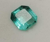 Emerald Colombian green Emerald .53ct 5.43mm