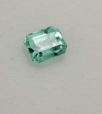 Green Colombian Emerald .57ct 5.14mm