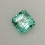 Colombian green emerald .65ct 4.85mm