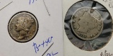 1912 liberty head Nickel & 1930 liberty head dime