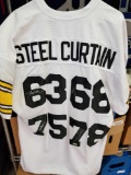 Pittsburg Steelers The Steel Curtain Signed Jersey 4 Signatures COA