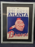 1979 Atlanta Braves Signed Poster Sign 15 Signatures