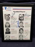 American Airlines Golf Tour. NFL Page Signed Framed