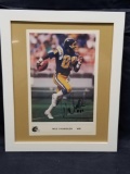Wes Chandler Chargers Signed Photo Framed