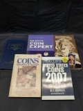Coin Stamp Collector Books 5 Units