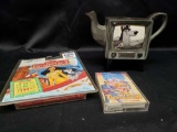 Disney Parks 101 Dalmatians Sculpted Coffee mug Kanine Krunchies. Pocahontas 2 Cassette tapes and