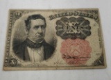 United States paper ten cents series of 1874