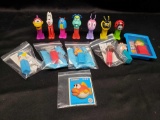 Minnie pez lot and keychains. Trix rabbit. She saur. He saur. Catapillar. Gorilla. Elephant. Uncle