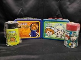 New Pez Spaceman and Doctor and Nurse Lunchbox with Thermos