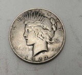 1922 liberty peace silver dollar 90% silver