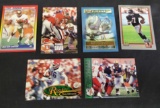 Rookie card football Michael vick Terrel Davis Natrone Means Dexter Carter