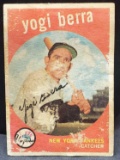 1959 Topps Yogi berra card