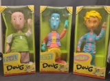 Disney Mattel Doug figures 3 figures