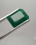 11.94ct emerald natural mined gemstone huge stunning translucent green beauty emerald cut