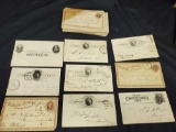 1837 postal cards over 50 cards