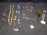 Beautiful Necklaces. Blue with Silver Long necklace is Lia Sophia.