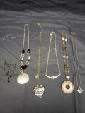 1Betsy Johnson and 2 Lia Sophia Necklaces.