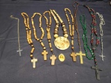 Rosaries, wooden , Beaded, Stainless steel