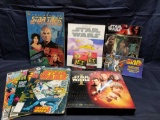 Star Wars Star Trek Lot Comic Book Toys