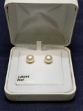 Says Cultured Pearl Earrings