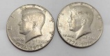 1976 Kennedy silver halfs 2 coins