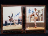 All Time Season Kings. Sandy Koufax. Nolan Ryan. Signed. Not Authenticated