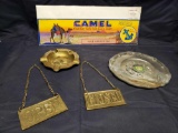 Vintage Memorabilia. 1939 Worlds Fair Ashtray. Camel crate label. And more