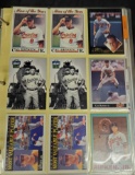 Cal Ripken jr binder with cards magazine and pictures