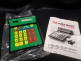 1990 Rare Tyco Super Blocks Solar Calculator