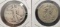 Walking liberty silver half lot 1936 vf++ better grade and ag low grade lot of 2 90% silver lot