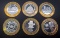 Silver coins from different casinos .999 fine Silver