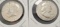 1963 and 1964 silver half lot 2 90% silver coins au 1 $ face