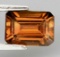 1.24 ct tourmaline high quality vvs clear firy orange yellow color natural gem