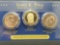 Presidential dollar set proof unc 3 coin sealed frist day or issue set rare