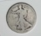 Walking liberty half 1918 D AG slabed Rare date 90% silver