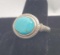 Silver ring with stone 4.0g