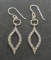 Silver earrings 3.95g