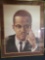 Framed Artwork of Malcolm X