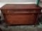 Antique Mahogany Cherry Dresser Mirror Backing