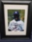 Padres/ Yankees Orlando Hudson Framed 5x7. Says signed Autograph. No COA