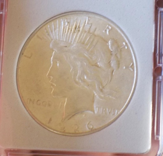 Peace silver dollar 1926 s gem bu blazing ms++++++++ Frosty white high grade