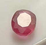 Natural pink Ruby oval cut 3.50ct with ID card