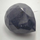 837 ct tear drop blue sapphire 100% natural mined sapphire huge fantasy stone